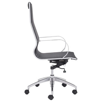 Devin High Back Office Chair, Black