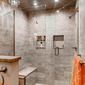 Charming Designer Details for this Master Bath
