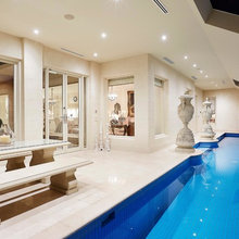 Indoor I ground swimming pool