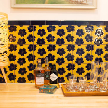 Garage to Granny Flat--Mini Bar back splash