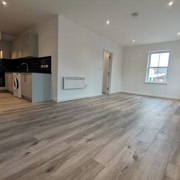Modern One Bedroom Flats refurbishment conversion from office space