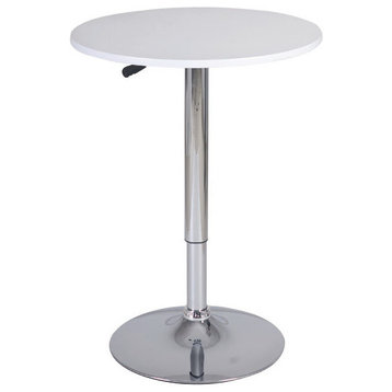 Contemporary Bar Table, White