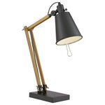 Lite Source - Lite Source LS-22828 Pisces - One Light Desk/Table Lamp - Desk/Table Lamp, Black/Walnut Finished, E27 Type Cfl 13W.Pisces One Light Desk/Table Lamp Black Walnut *UL Approved: YES *Energy Star Qualified: n/a  *ADA Certified: n/a  *Number of Lights: Lamp: 1-*Wattage:13w E27 CFL bulb(s) *Bulb Included:Yes *Bulb Type:E27 CFL *Finish Type:Black Walnut