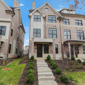 End Unit - Modern Luxury Transitional Rowhome | Heritage Place Naperville, IL