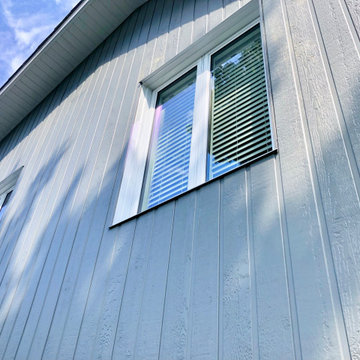 Roof Structure and Exterior siding change (Plus extension of roof)