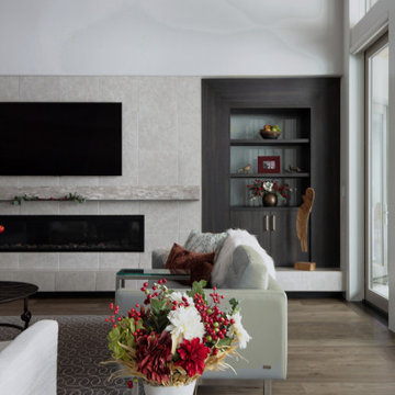 Fireplace Built-In Display Niche - Bend, OR