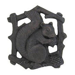 Inviting Home Inc. - Squirrel Left Knobs, Dark Brass - Cabinet And Drawer Knobs