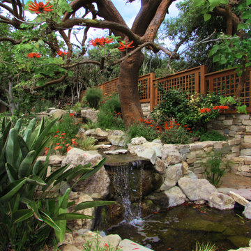 Chic Urban Farm with Waterfall