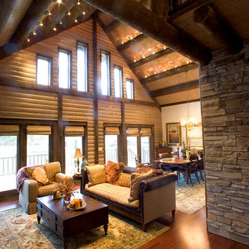 Custom Log Home for Extreme Makeover: Home Edition