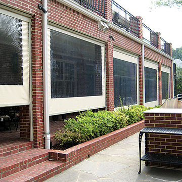Outdoor Screen Shades: Manual & Motorized