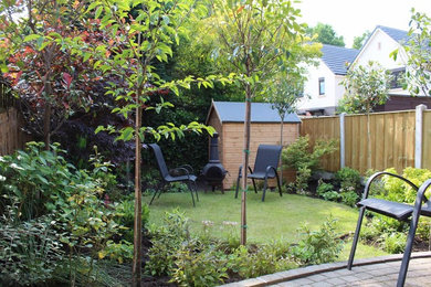 Design ideas for a classic garden in Manchester.