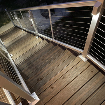 Third Place Winner - Dec 2021 - DesignRail® Stair Railing with Lighting