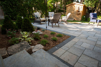 Design ideas for a country patio in Toronto.