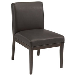 Transitional Dining Chairs Modern Over Size Dining Chair, Espresso