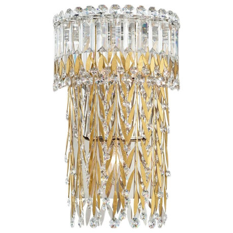 Modern Wall Lamp, Golden Crystal Style, Cool Light