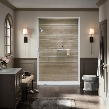 Crushed Stone Shower Remodeling