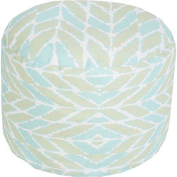 Surya Poufs- (POUF-261) - Floor Pillows And Poufs