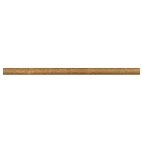 Noce Travertine Honed 1/2 X 12 Pencil Liner