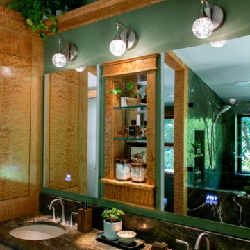 Rainforest-Inspired Bathroom Remodel