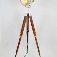 Avion Marine Signal Tripod Floor Lamp