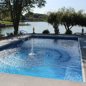 In Ground Vinyl Liner Swimming Pool Installations