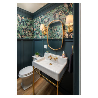 Fireside Gourmet Kitchen - Transitional - Powder Room - Boston - by ...