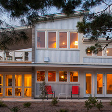 Deck aluminum corrugated siding