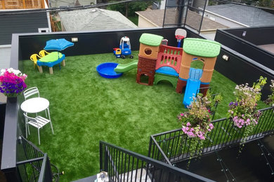 Roof Deck Playspace | 11' GMAX (fall) rating w/ 45mm pads