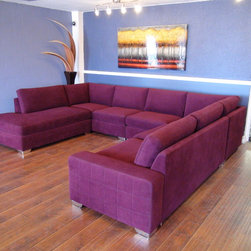 Custom Sectional Sof - Designer Fabric - Products