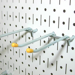 Wall Control Metal Pegboard Accepts Traditional Pegboard Peg Hooks - Wall Hooks