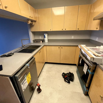 Bathroom , kitchen and Floor.