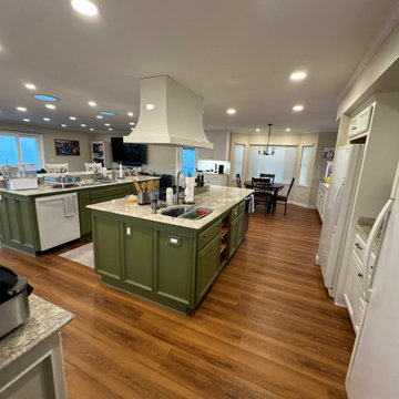 Kitchen Island Cabinet Paint – Wide Angle