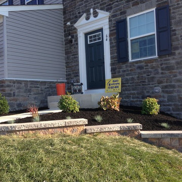 Hanover Front Yard Ideas & Nicolock Retaining Wall