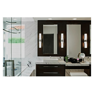 Rancho Mirage Classic Contemporary Master Bath - Contemporary ...