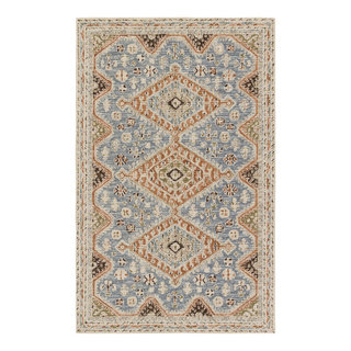 Non-Slip Rubberback Moroccan Trellis 3x5 Indoor Area Rug, 3'3 x 5