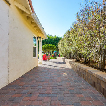 James and Faye's front and backyard