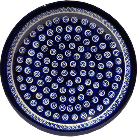 Polish Pottery Dinner Plate, Pattern Number: 174A