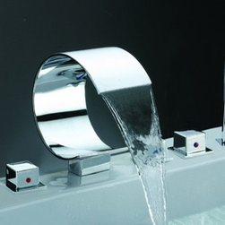 Solana Waterfall Bathtub Faucet Y-8014-F1 - Bathtub Faucets