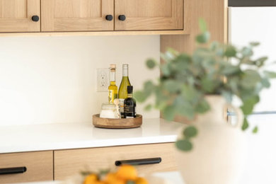 Cottage home design photo in Boston