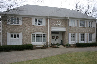 Traditional exterior home idea in Chicago