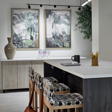 Co-working and Entertainment Area for Luxury Apartments