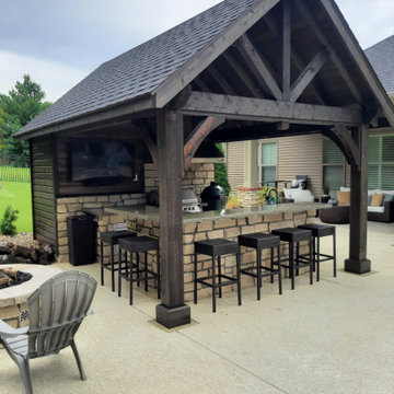 Luxury Outdoor Living Pavilion in Glen Carbon