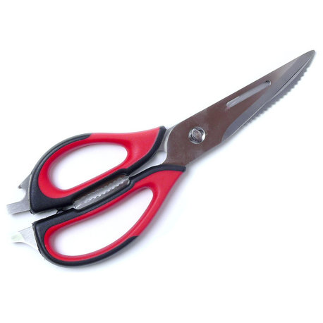 9" Zhang Xiao Quan Red Handle Pull Apart Scissors