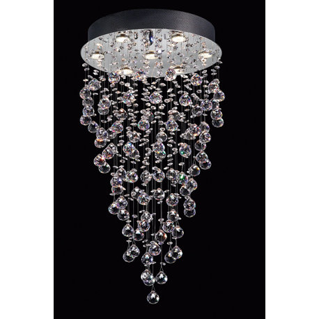 Girolamo 7 Light Chandelier, Chrome