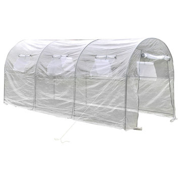 vidaXL Greenhouse Grow House Green House for Outdoor Patio Plant Growing Large