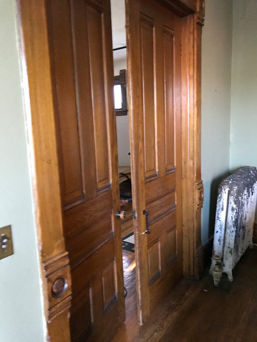 Refinishing solid wood doors