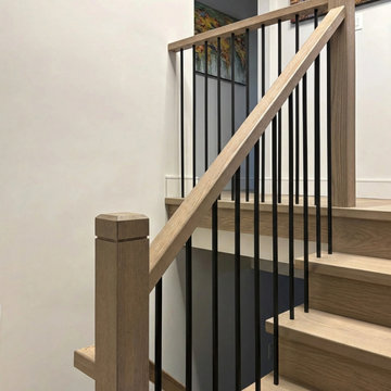 Plain 1/2" Solid Square Shaft Balusters (P-12S-S) with Drop Shoes