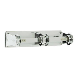 SCA-U812 Classic Surface Mounted Double Roll Paper Holder with Lock - Bath Products