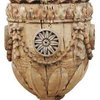 Lea Wooden Finial Urn by Zentique