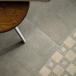 Fly Zone Fiber Porcelain Tile Series - Salvia 12x12, Tortora with Salvia 12x12 M - Wall And Floor Tile